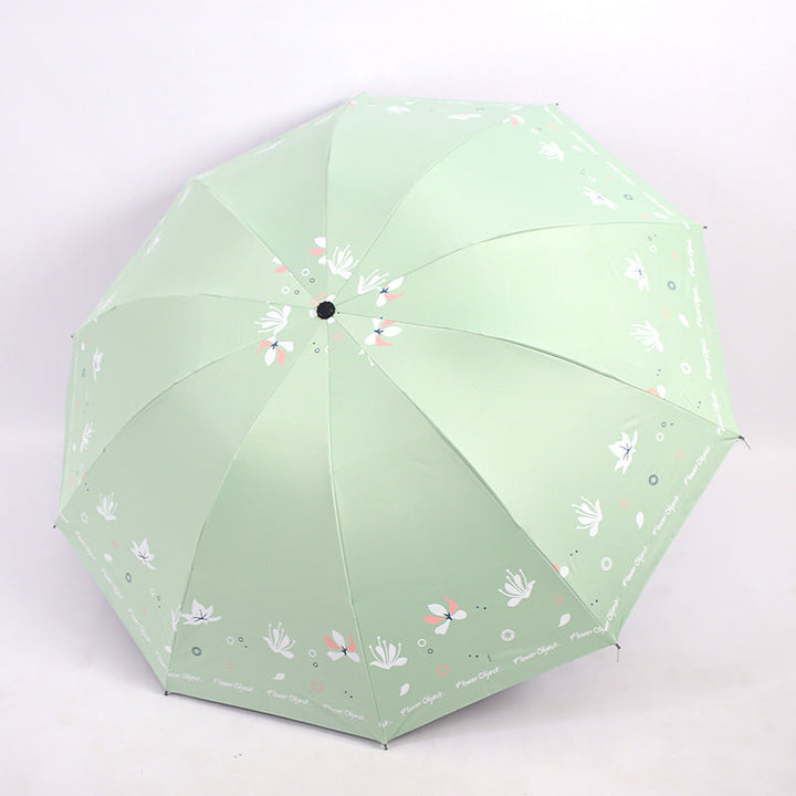 Women elegant umbrella with floral print design Kalsten