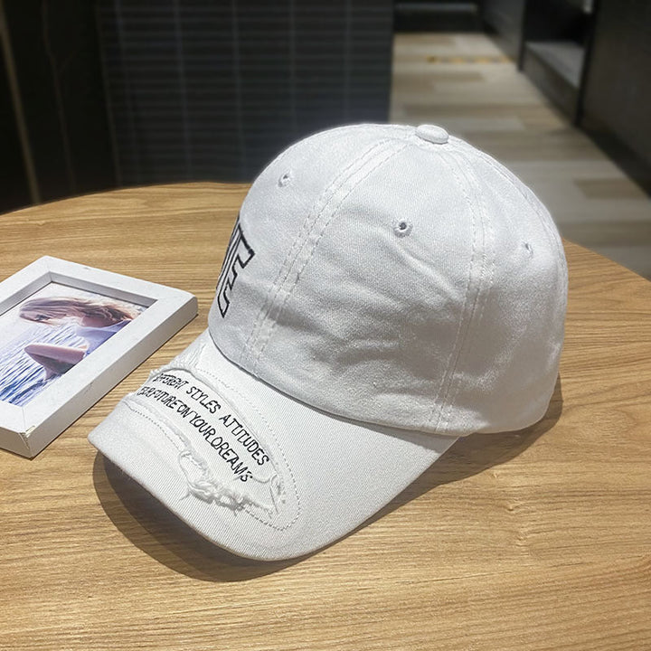 Women's Distressed Casual Denim Cap Kalsten