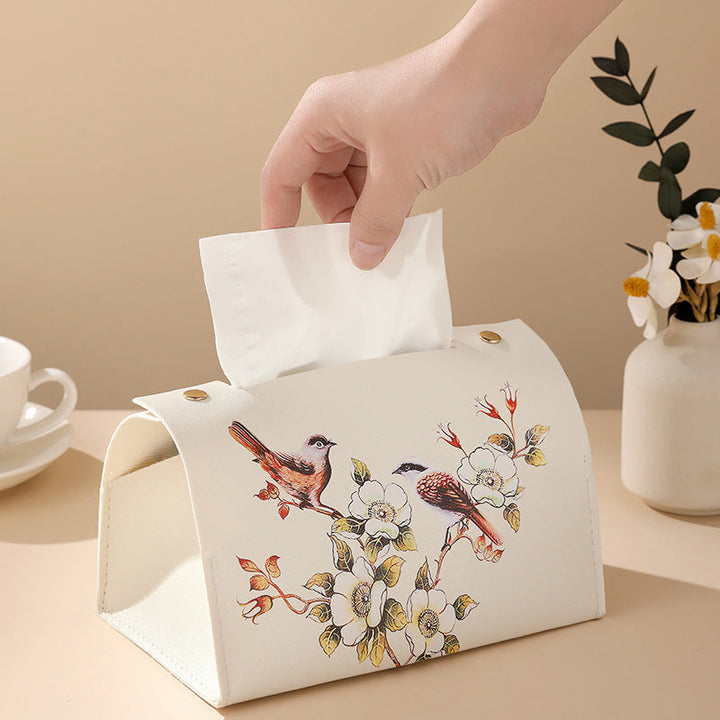 Artistic Floral Tissue Box Cover Kalsten