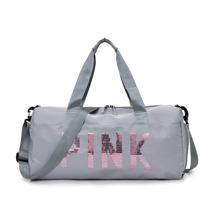Multifunctional Sports Bag with Shiny Sequin Design Kalsten