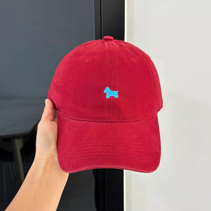 Women's Casual Embroidered Dog Cap Kalsten
