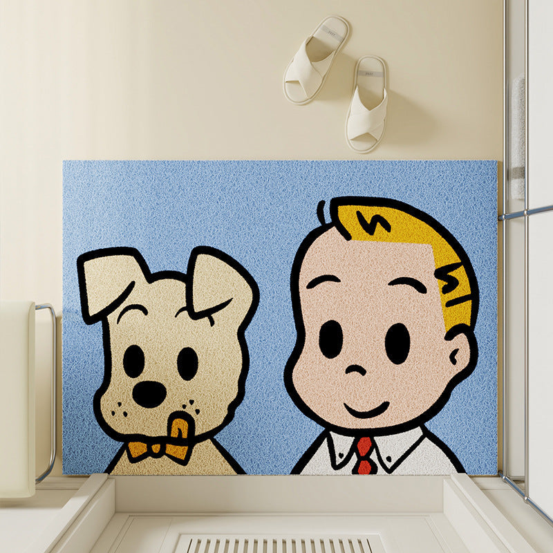 Cartoon-Themed Bath Mat
