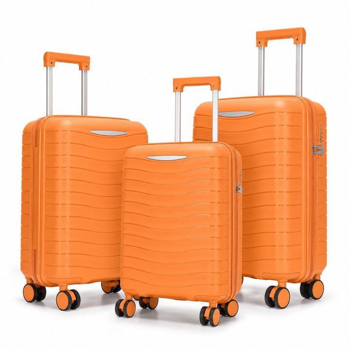 Hard Shell Suitcase Set with Innovative Pocket Organization Kalsten