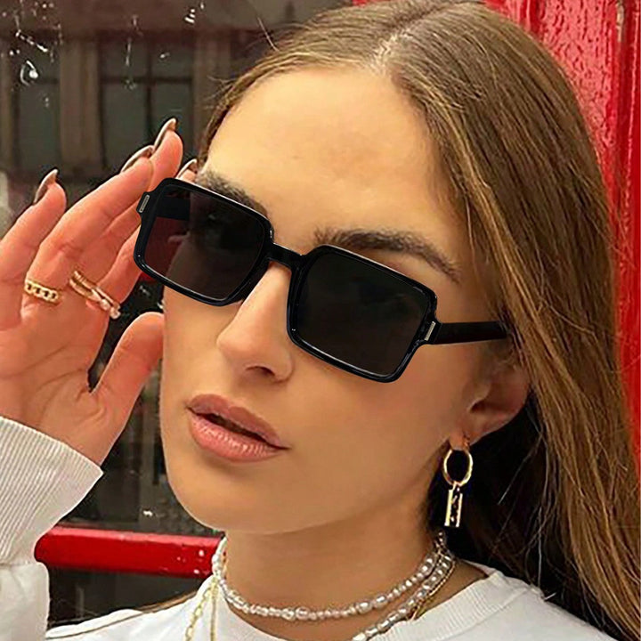Women's square sunglasses in elegant leopard print Kalsten