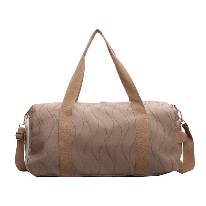 Sporty travel bag with stylish wave pattern Kalsten