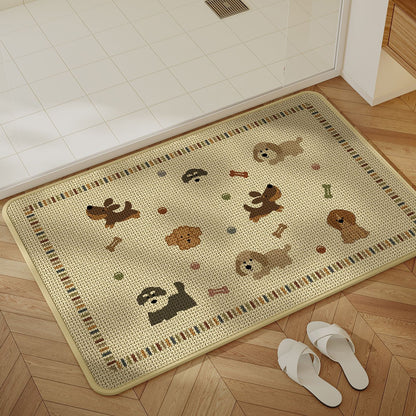 Funny Dog Indoor Mat Acalora