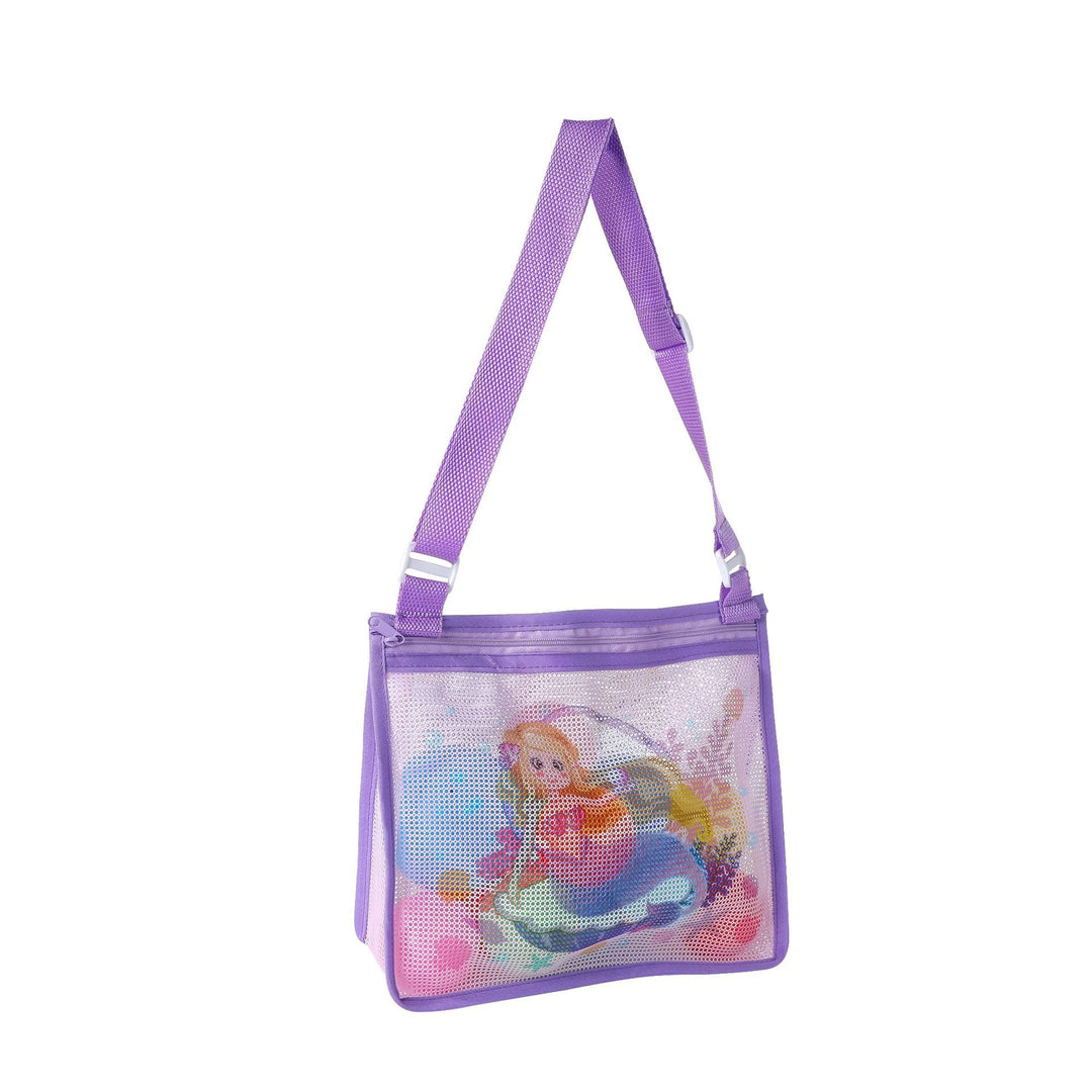 Mesh Beach Bag with Practical Zipper Kalsten