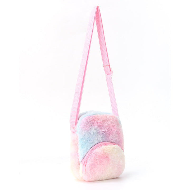 Fluffy shoulder bag with star motif Kalsten