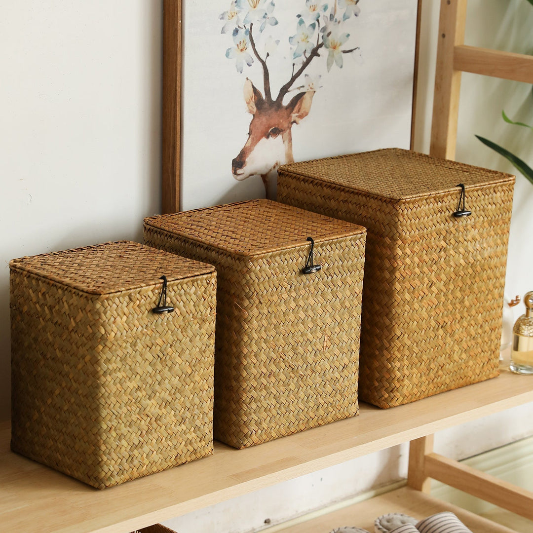 Square Woven Storage Chest Kalsten