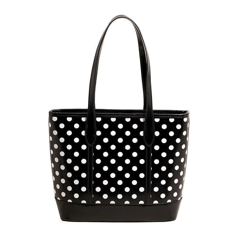 Polka Dot Print Casual Tote Kalsten