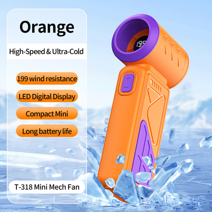 Women Portable Mini Fan with LED Temperature Display Kalsten