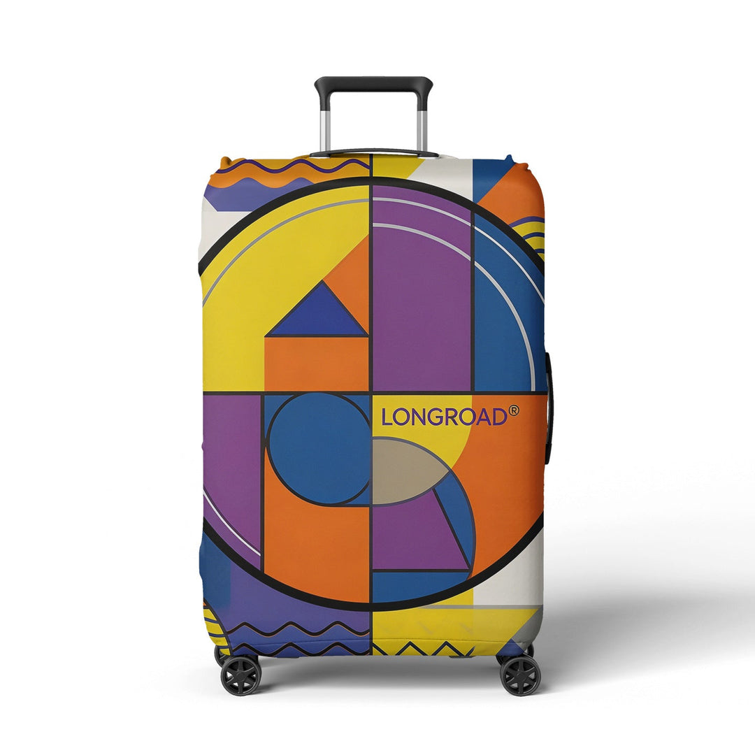 Ladies Luggage Protection with Modern Geometric Design Kalsten