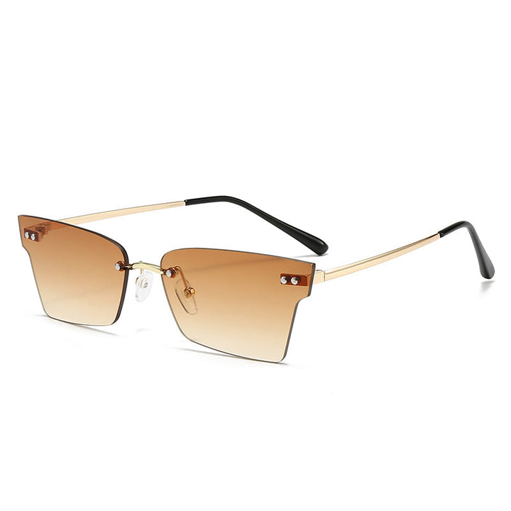 Ladies trendy geometric sunglasses with ultra-light frame Kalsten