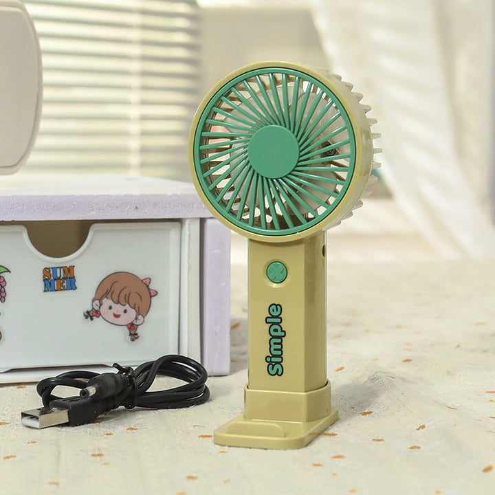 Women Portable Hand Fan with Rechargeable USB Port and Lightweight Construction Kalsten