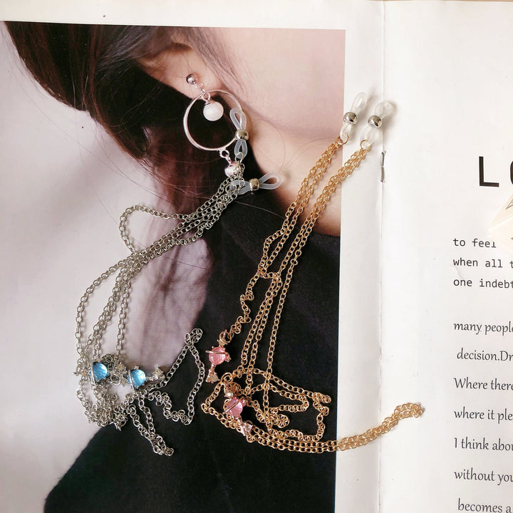 Elegant Dual-Tone Eyewear Chain Kalsten