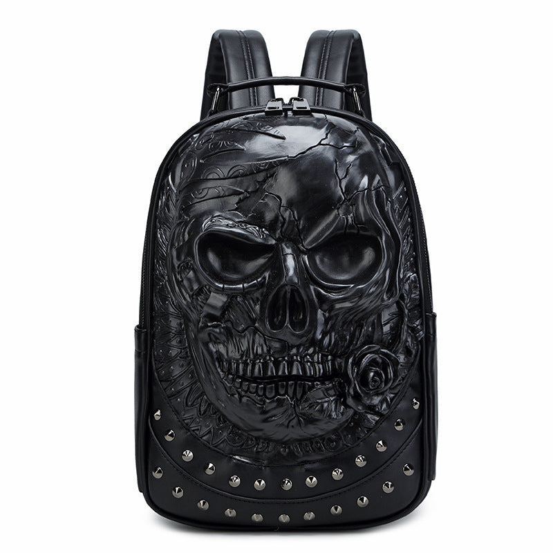 Stylish backpack with skull design Kalsten
