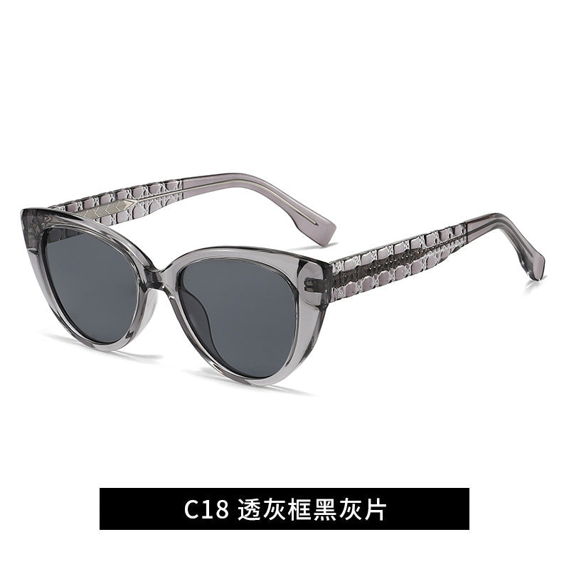 Women's Cat-Eye Sunglasses with Decorative Bridge Kalsten