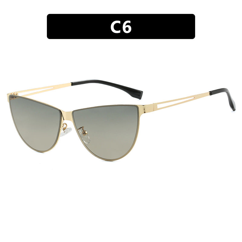 Women's Cat-Eye Sunglasses with Stylish Metal Frame and Protective UV Filter Kalsten