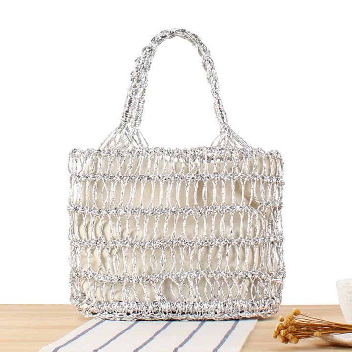 Shoulder bag made of punched metal grid Kalsten