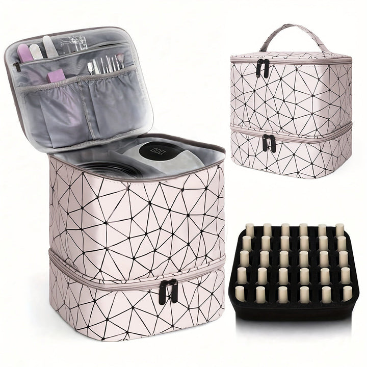 Cosmetic storage bag with two compartments Kalsten