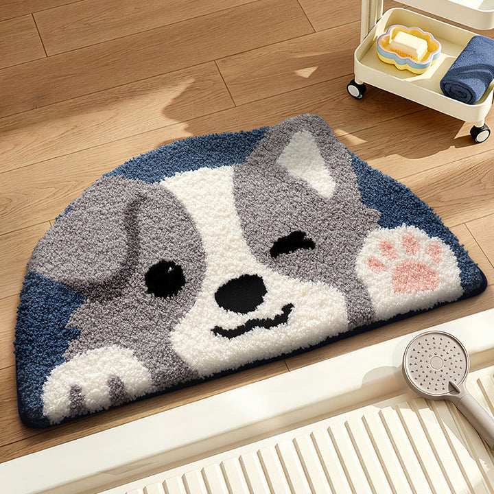 Cute Pet-Themed Bath Rug Kalsten