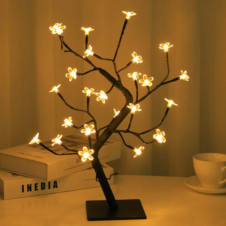 Room Decoration Cherry Blossom Lamp Maple Leaf Desktop Creativity | Kalsten