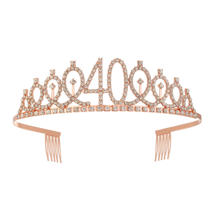 Women's Crystal-Embellished Tiara with Elegant Design Kalsten