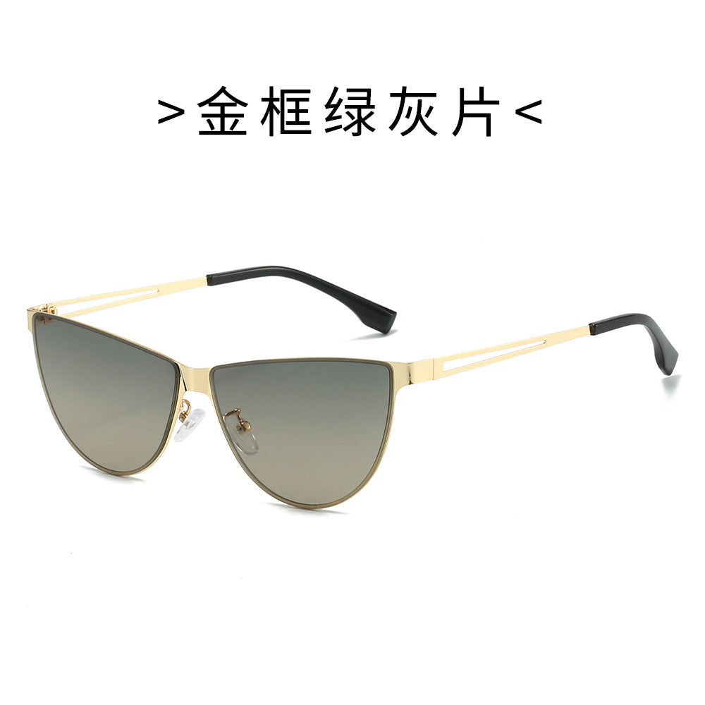 Women’s Fashion Cat-Eye Sunglasses with Elegant Metal Frame Kalsten