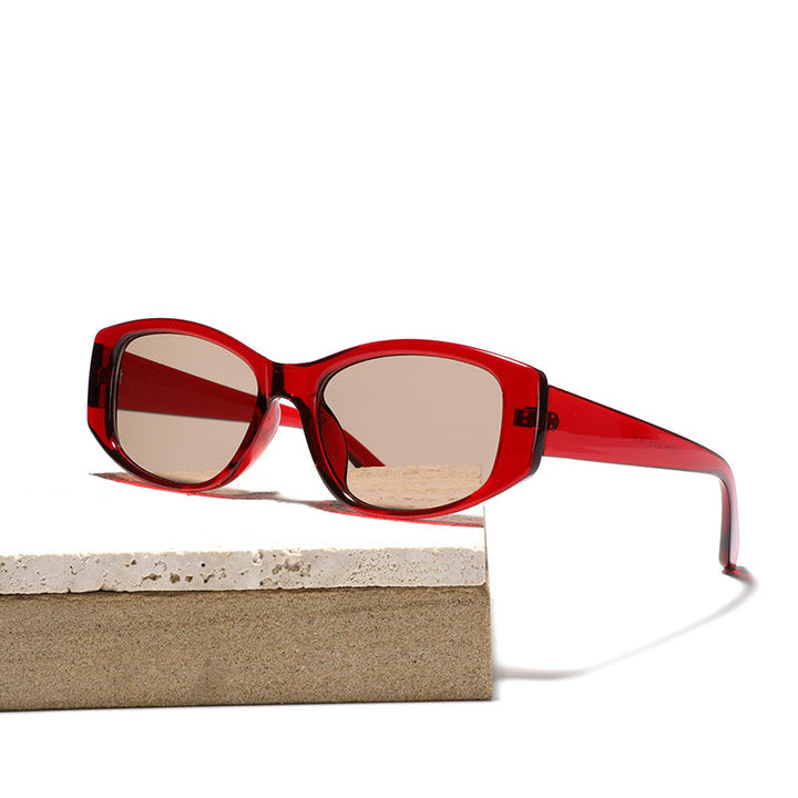 Ladies fashionable cat eye sunglasses with holographic design Kalsten