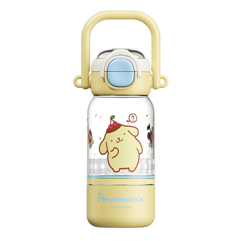 Women’s water bottle with cute animal design and sturdy carrying handle Kalsten