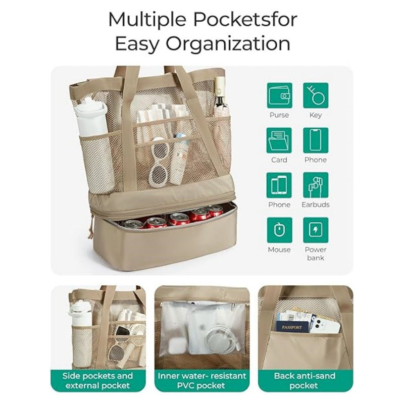 Cooler bag with multifunctional compartments Kalsten