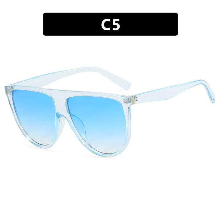 Ladies trendy oversized sunglasses with stylish transparent frame Kalsten