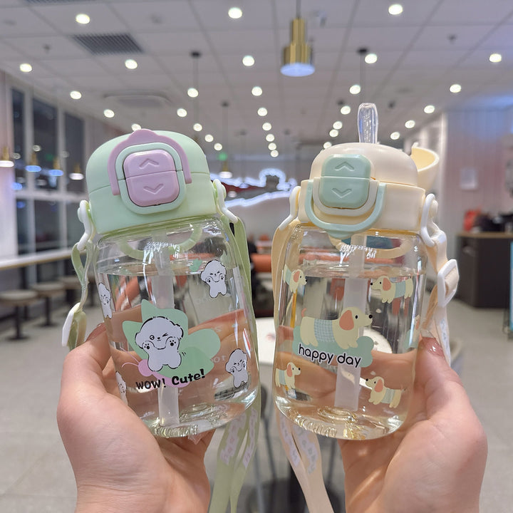Women's creative drinking bottle with ergonomic lid Kalsten