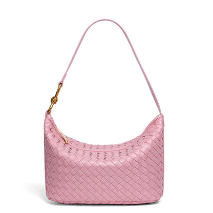 Stylish Woven Leather Handbag Acalora