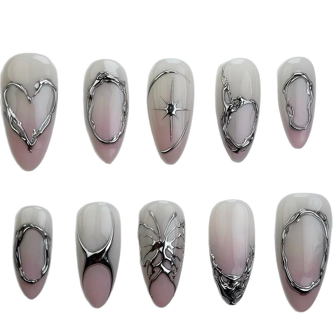 Chic Sculpted Press-On Nail Set Kalsten