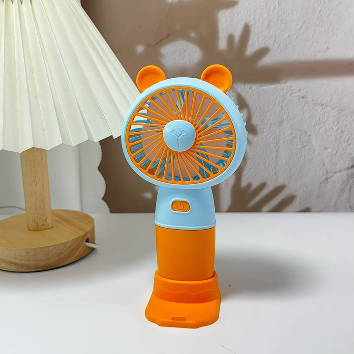 Ladies Portable Hand Fan with Animal Ears Kalsten
