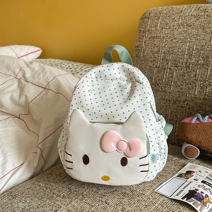 Children's Adorable Kitty-Themed Mini School Backpack