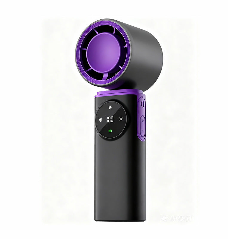 Women's Portable USB Mini Fan with LED Display Kalsten