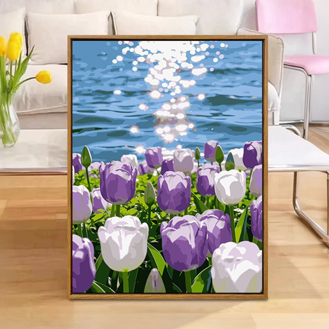 Floral Reflection Canvas Art Print Kalsten