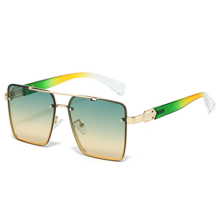 Women square sunglasses with elegant metal frame Kalsten