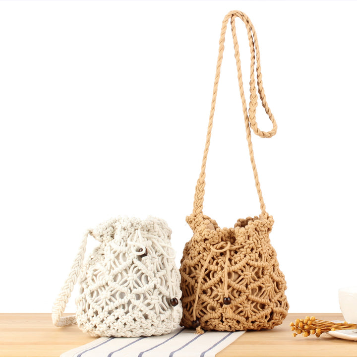 Hand-knotted shoulder bag Kalsten