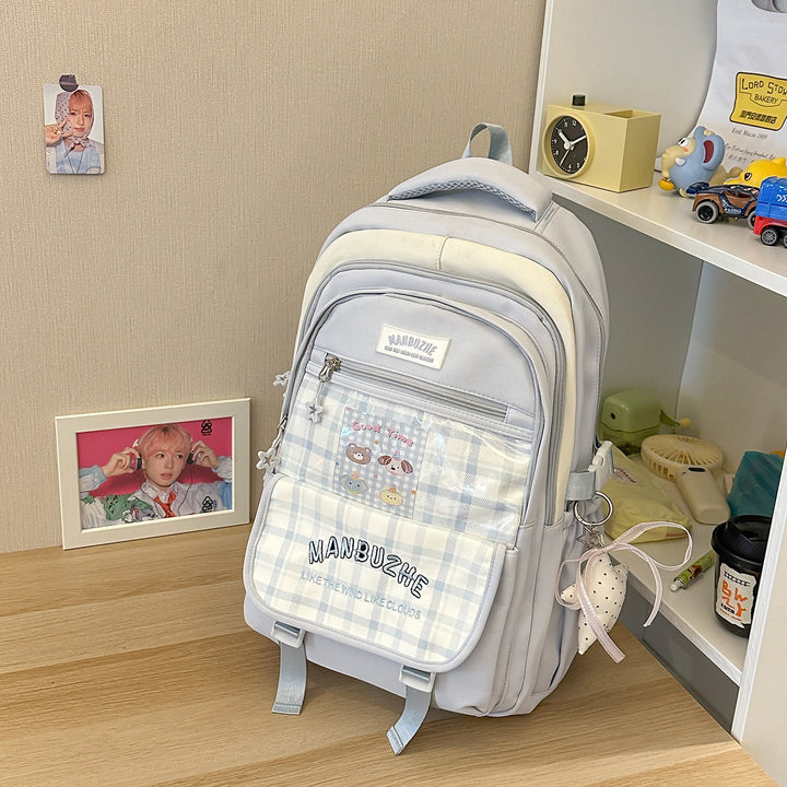 Casual Multi-Pocket Laptop School Backpack
