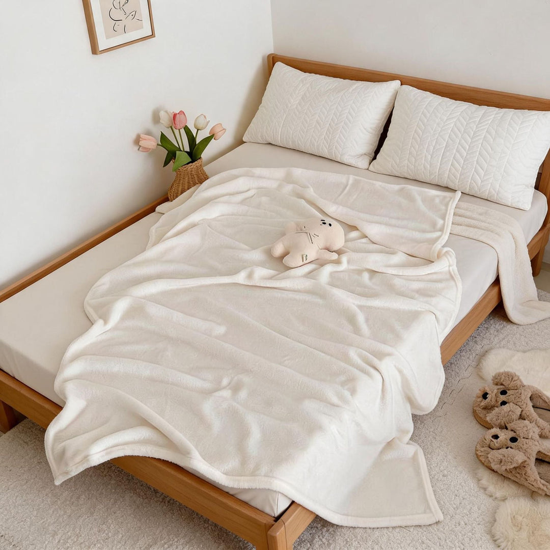 Ladies Cozy Microfiber Throw Blanket Kalsten