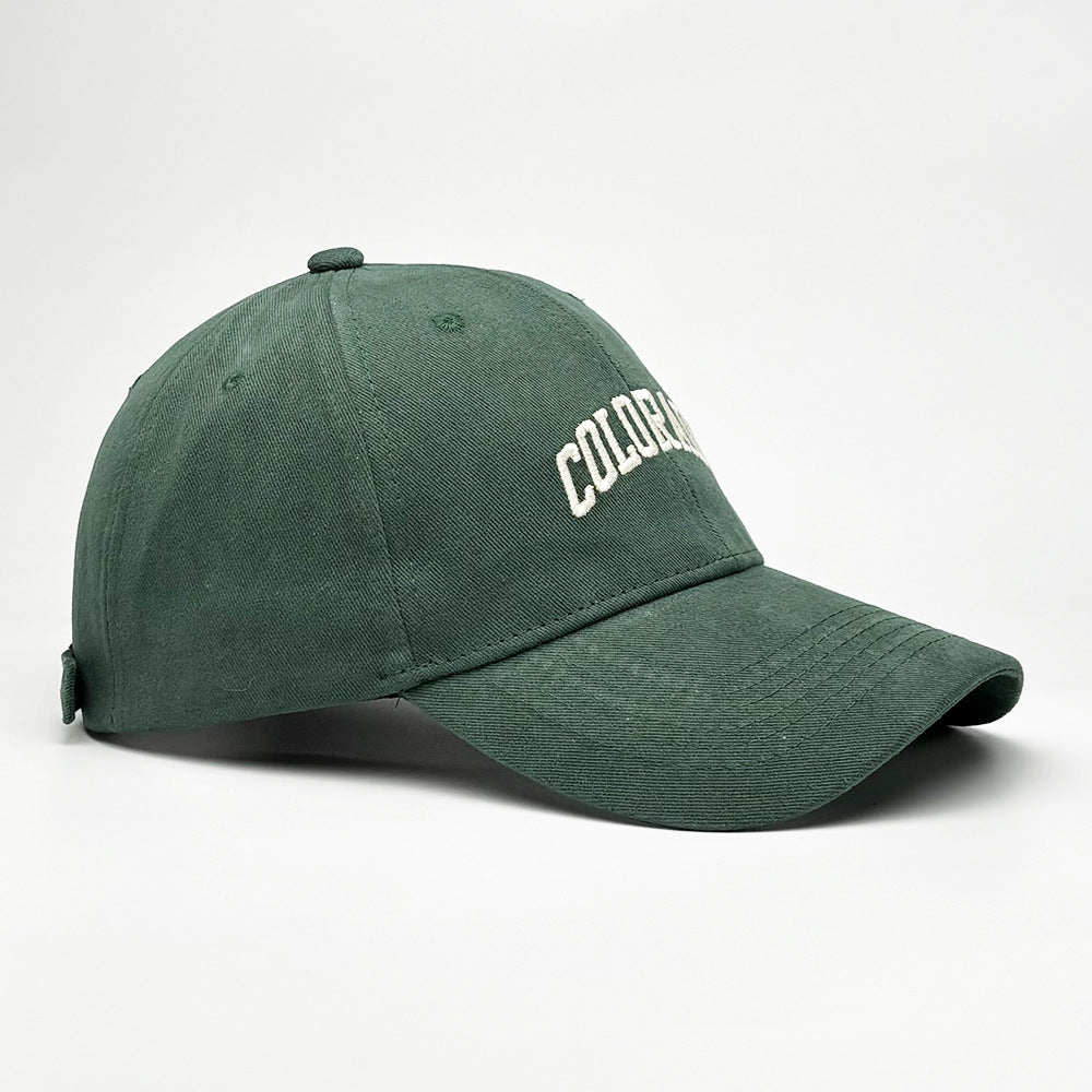 Women's fashionable cotton cap with embroidered lettering Kalsten