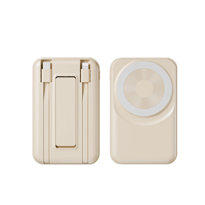 Portable power bank with integrated charging cable Kalsten
