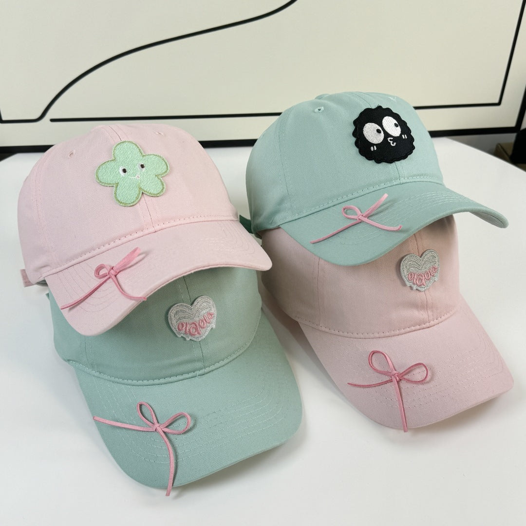 Women's Adjustable Embroidered Bow Cap Kalsten