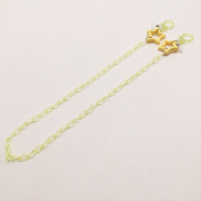 Fashionable glasses holder chain with star pendants Kalsten