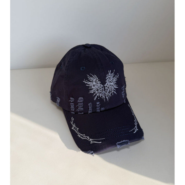 Women's Distressed Graphic Snapback Cap Kalsten