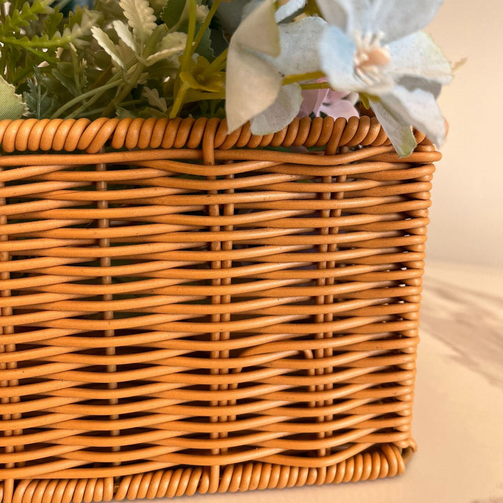 Women Handwoven Basket with Elegant Handle Kalsten