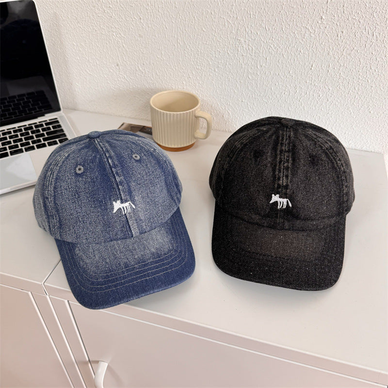 Men's Casual Graphic Denim Baseball Cap Kalsten